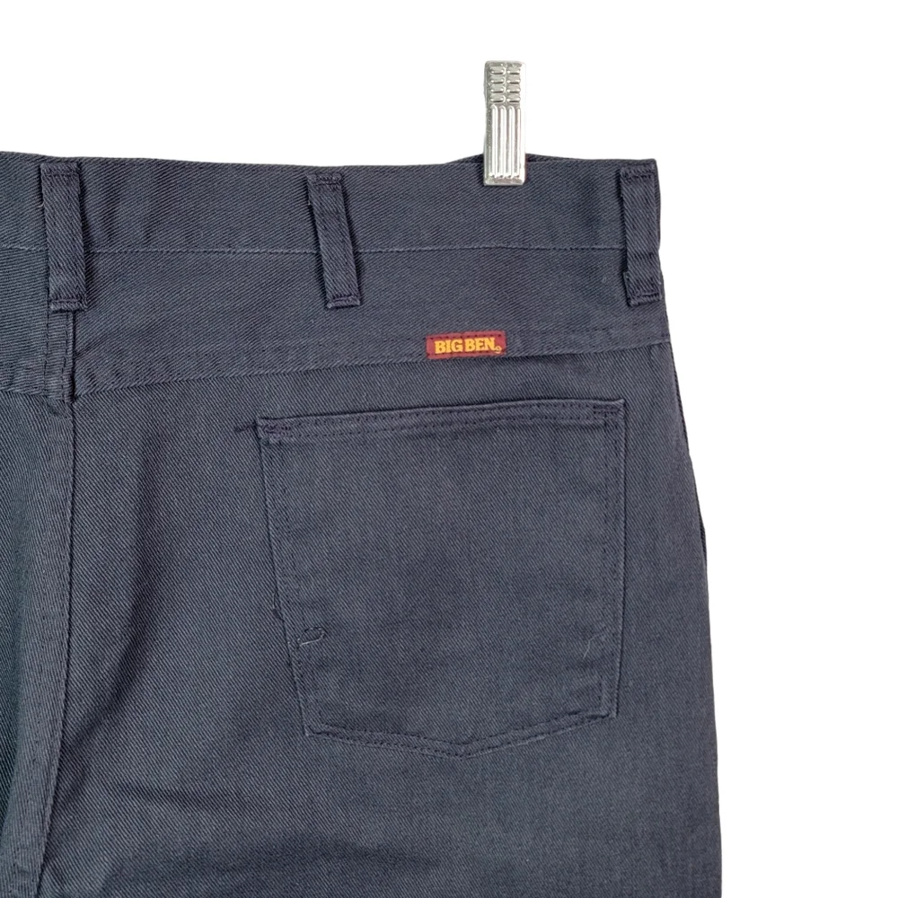 Big Ben Vintage Workwear Jobcore Heavy Canvas Dark Blue Work Pants Men's 40x34 - Picture 7 of 16